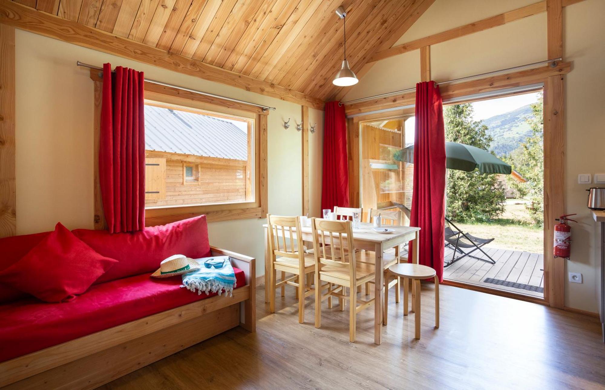 Huttopia Bozel en Vanoise Esterno foto